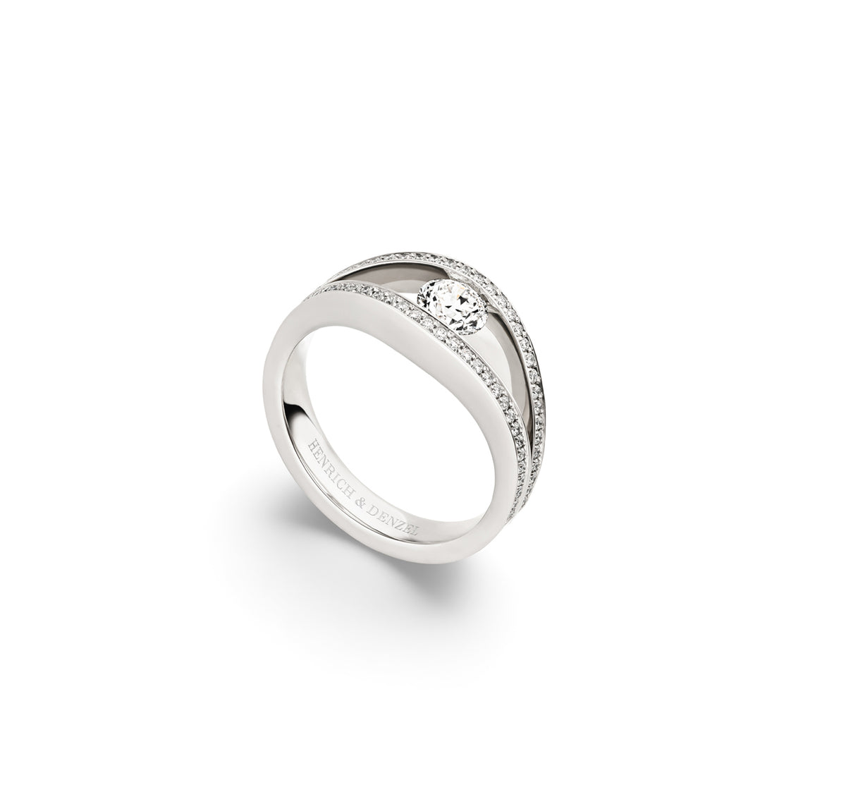 Henrich & Denzel Platinum Tensio Ring Ladyfingers Jewelry Carmel