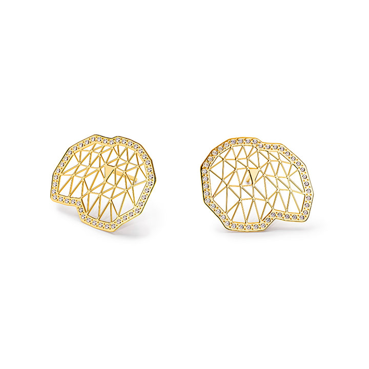 18K Gold &amp; Diamond Topia Vision Earrings