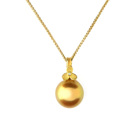 Barbara Heinrich Golden Pearl Necklace