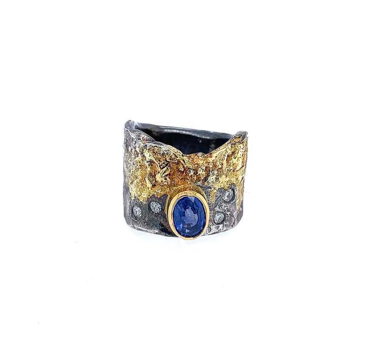 Goph Albitz Blue Sapphire Ring