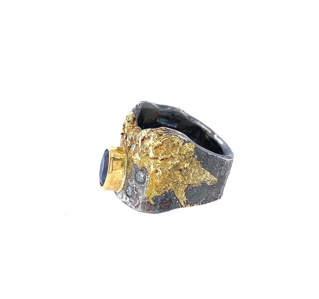 Goph Albitz Blue Sapphire Ring
