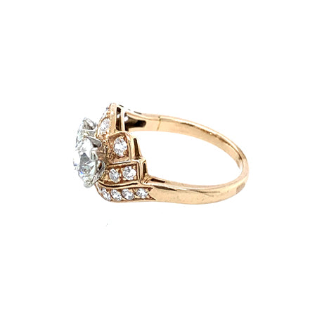 Ladyfingers Jewelry Gold and diamond ring circa 1938