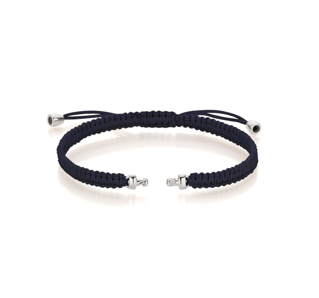 Jorg Heinz Macrame Bracelet w/ Diamond Clasp