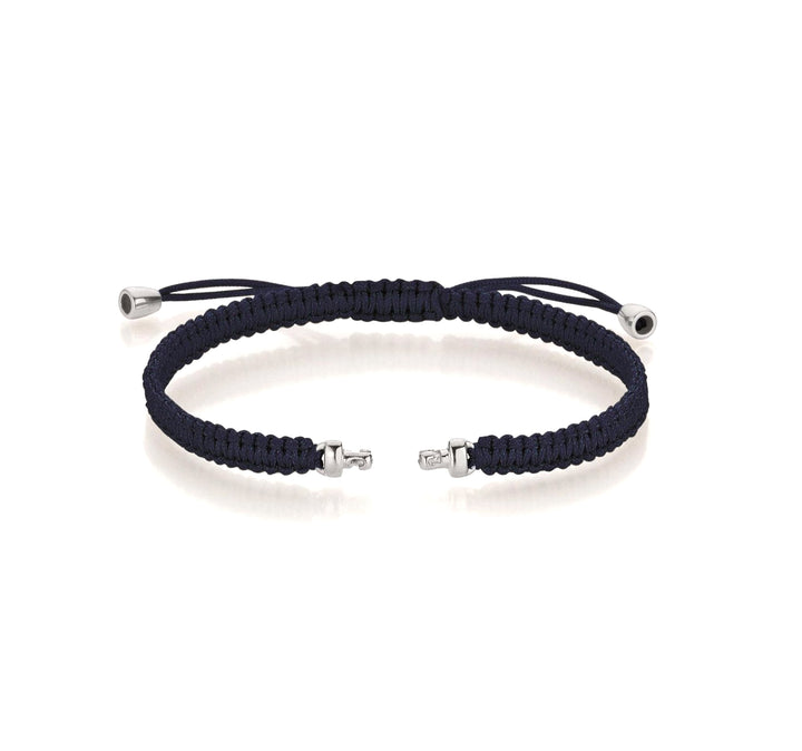 Jorg Heinz Macrame Bracelet w/ Diamond Clasp