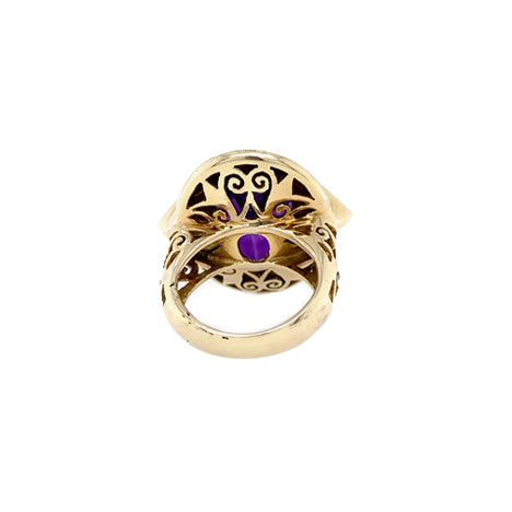 Ladyfingers Jewelry Amethyst &amp; Diamond Ring