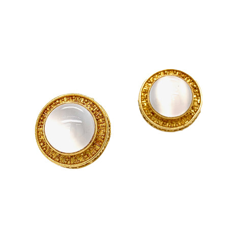 Ladyfingers Jewelry Moonstone &amp; Gold Earrings