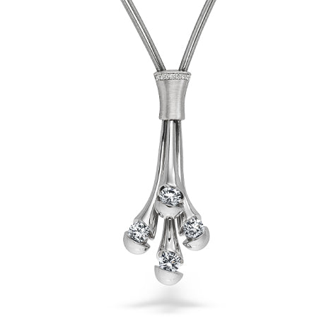 Long Calla Lilly necklace