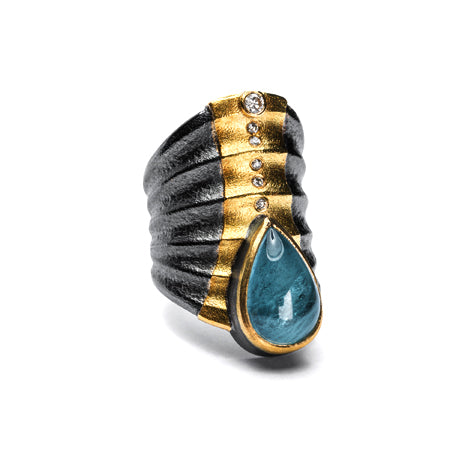 Atelier Zobel by Peter Schmid Aquamarine Ring