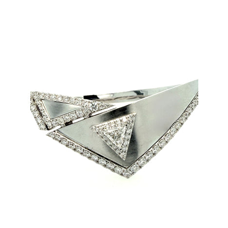 18K white gold and diamond bracelet