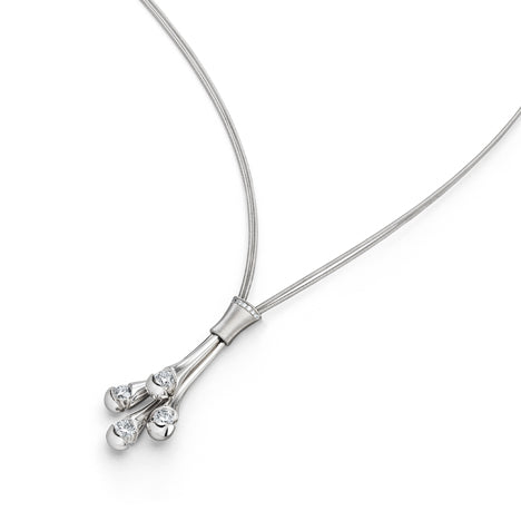 Long Calla Lilly necklace