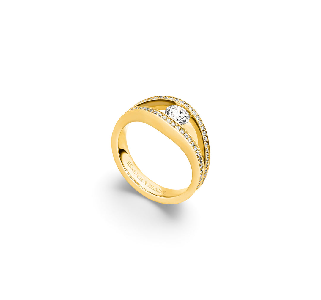 Henrich &amp; Denzel Gold Tensio Ring