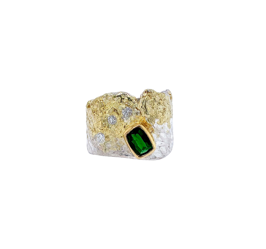 Goph Albitz Chrome Tourmaline Ring