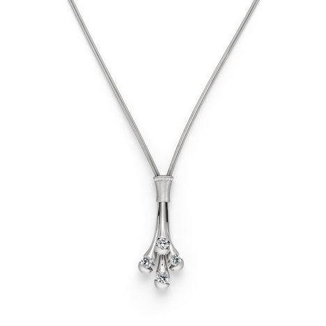 Long Calla Lilly necklace