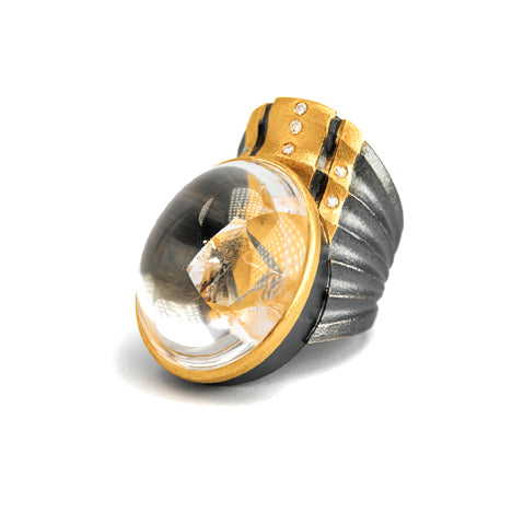 Atelier Zobel by Peter Schmid Quartz Crystal Ring