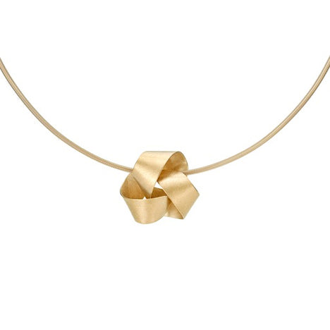 Niessing 18K Gold Ribbon Pendant