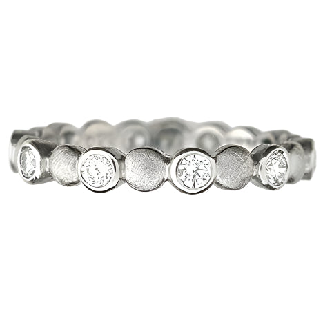 Barbara Heinrich Double Bubble Ring in Platinum &amp; Diamond