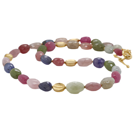 Barbara Heinrich Multi Colored Sapphire Necklace