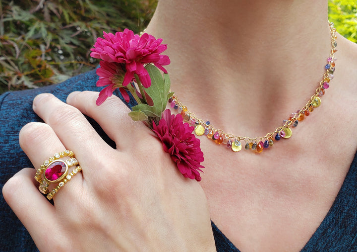 Barbara Heinrich Sapphire Necklace