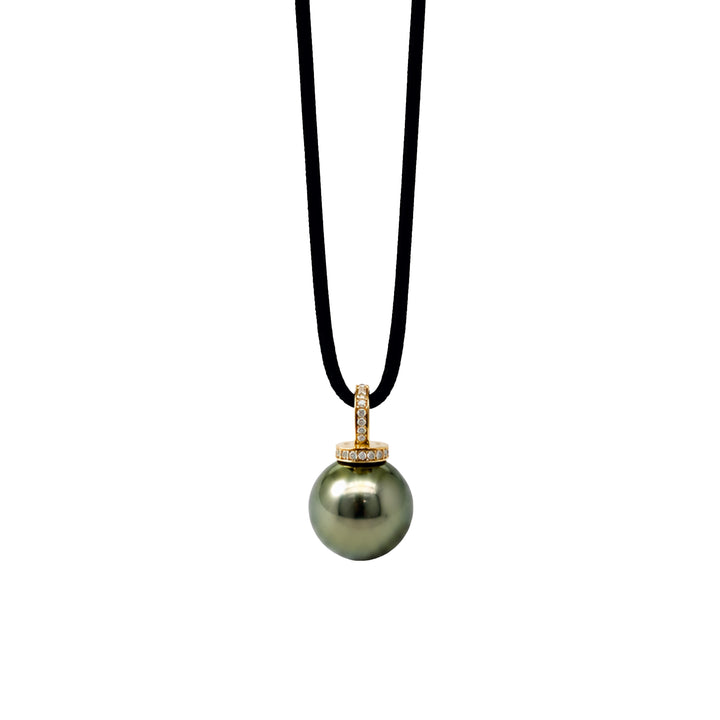 Gellner Marutea Pearl Diamond Pendant 18K Rose Gold
