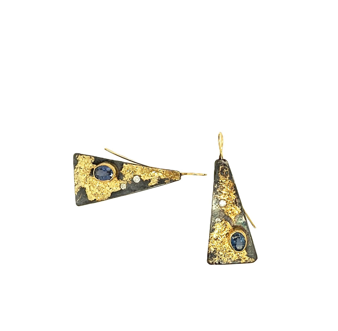 Sapphire earrings