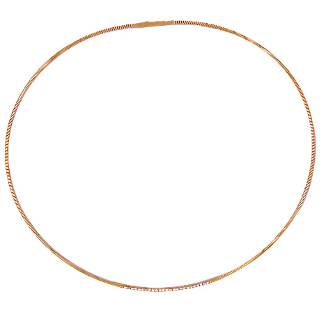 Jorg Kaiser 18K gold collar w/ Diamonds