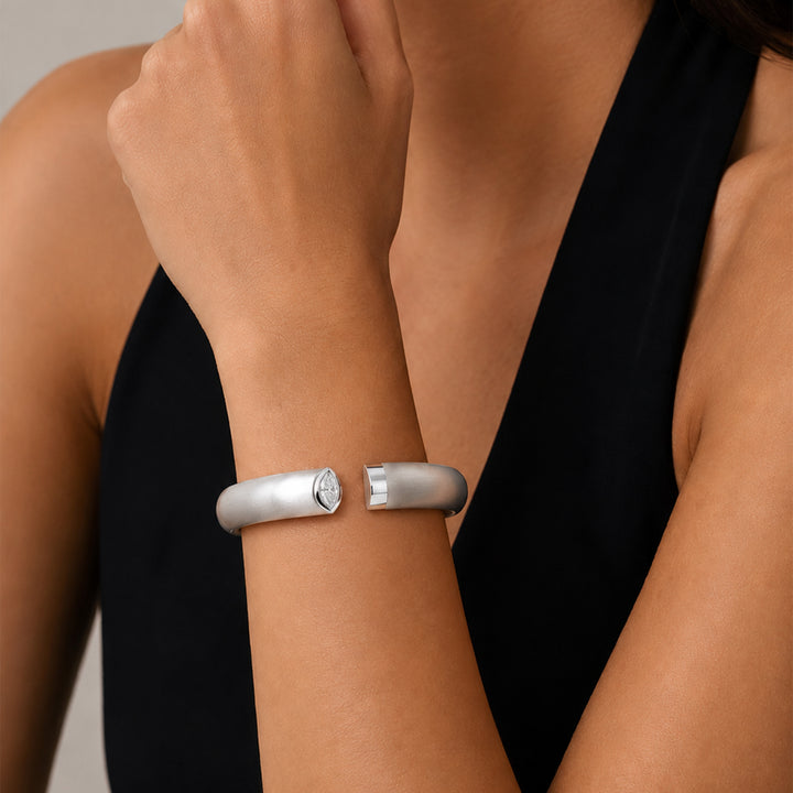 Navette Diamond Bracelet Platinum