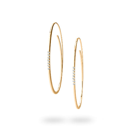 Gold hoop earrings