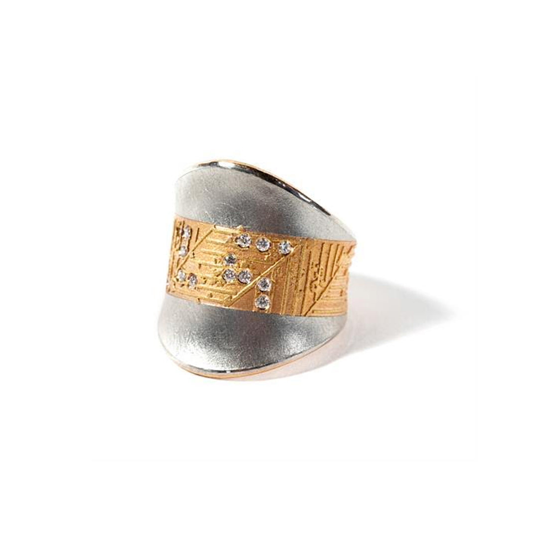 Diamond Ring 18K 24K Gold Platinum