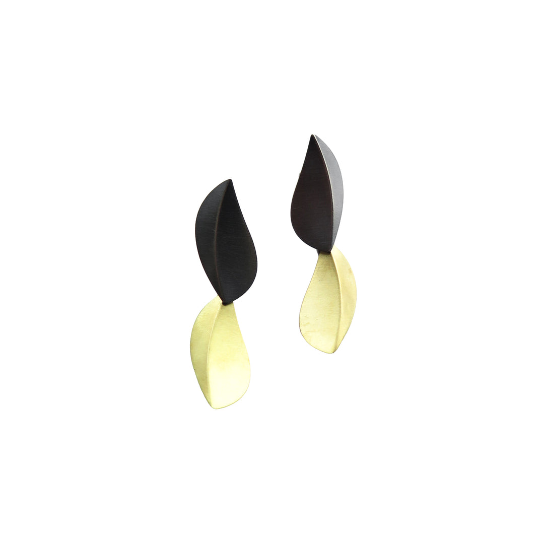 Sterling and 18K gold earrings "Creta collection"
