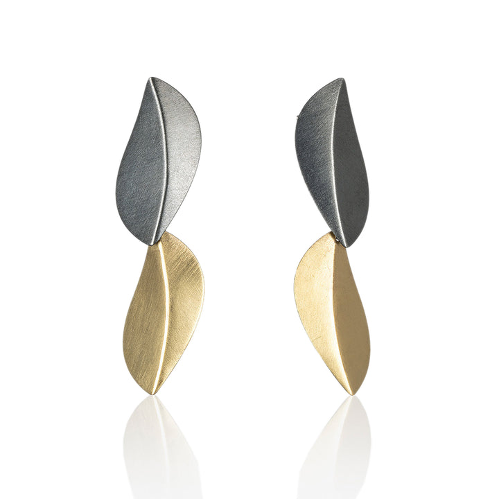 Sterling and 18K gold earrings "Creta collection"
