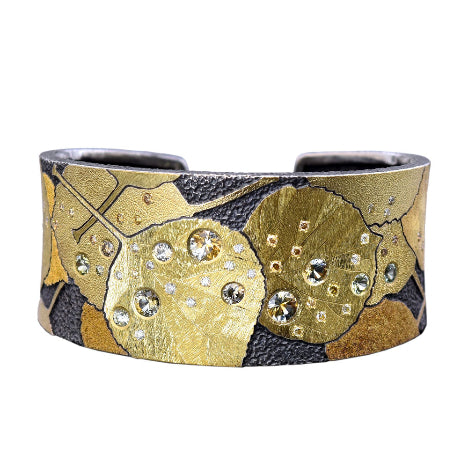 "Aspen leaves" Cuff bracelet
