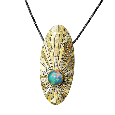 "Opal in the sky" pendant