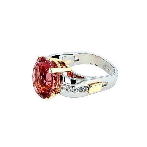 Jean Francois Albert Oval Pink Tourmaline Ring