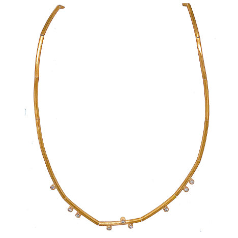 Henrich &amp; Denzel Gold Diamond Necklace