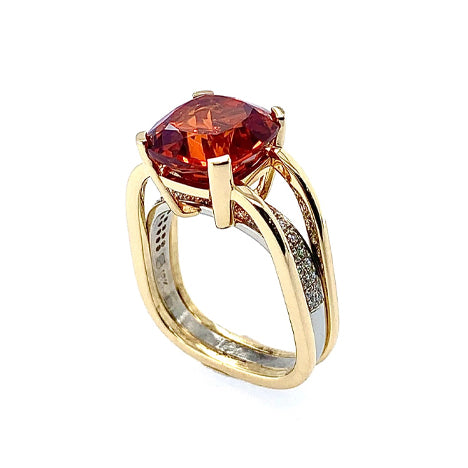 Jean Francois Albert Orange Spessartite Garnet Ring