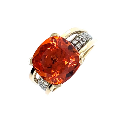 Jean Francois Albert Orange Spessartite Garnet Ring