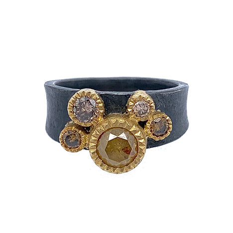 Todd Reed Champagne colored Diamond Ring
