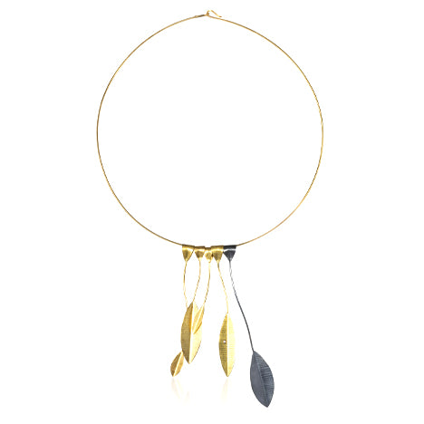 Enric Majoral Gold Wire Necklace
