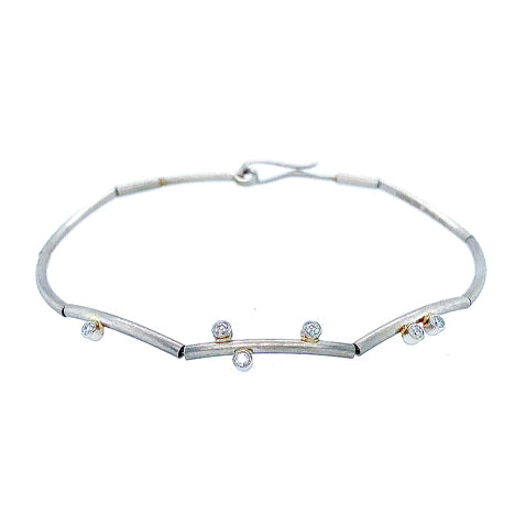 Henrich &amp; Denzel Diamond Link Bracelet